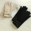 gants femmes automne hiver garder au chaud solide simple cyclisme polyester élégant coupe vent doigt gants à la mode ski en plein air