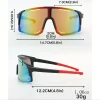 lunettes de soleil de sport enveloppantes pour femmes et hommes, grandes lunettes de soleil une pièce pour cyclisme, pêche, ski, mode uv400