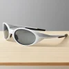 lunettes de soleil circulaires unisexes à la mode, coupe asiatique de protection uv, lunettes de conduite pour cyclisme en plein air, moto, pêche en mer/route, 2025