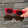 classique rétro mode anti uv mode noir carré vintage lunettes de soleil pour hommes femmes chic oeil de chat cadre lunettes