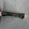 eam gants longs en cuir pu pour femmes, gants élégants noirs, nouvelle personnalité, mode marée, tout match, printemps, automne, 1dh1981, 2025