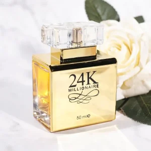 50 ml 24 K Floral Oriental, Parfum fruité pour femme Parfum longue durée Eau De Toilette Cadeau parfait pour les vacances