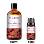 PHATOIL 10 ml/100 ml huile parfumée pour parfum de bricolage, humidificateur, diffuseur, huiles aromatiques fraise cerise citron mangue pastèque goyave