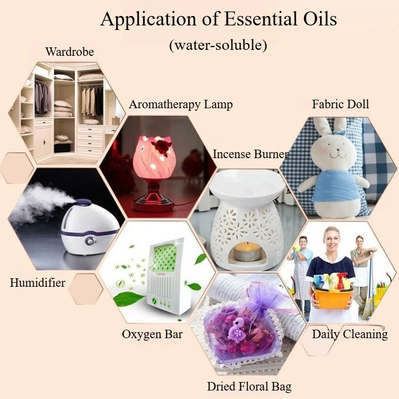 12 pièces x 3ml huiles essentielles pour diffuseur d'arôme humidificateur d'air plante naturelle aromathérapie désodorisant maison parfum huile parfum