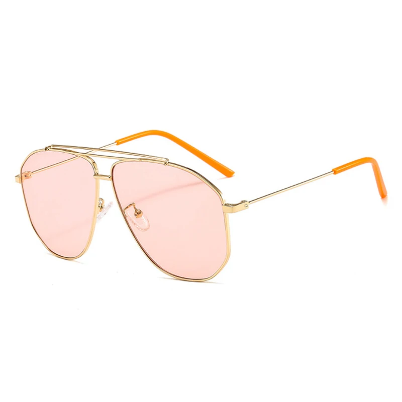Lunettes de soleil à monture en métal rétro ciassique pour hommes et femmes, happator vintage des années 90, double pont, nuances unisexes, UV400, nouvelle tendance, 2023