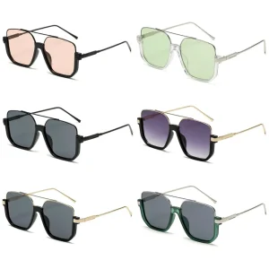 Lunettes de soleil vintage pour hommes et femmes, à la mode, carillons, design de marque populaire, UV400 Lunettes de soleil vintage pour hommes et femmes, à la mode, carillons, design de marque populaire, UV400