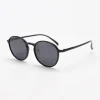 Lunettes de soleil à monture ronde, Design ultraléger classique, résistantes aux UV, Vintage, tendance, pour la conduite, le sport