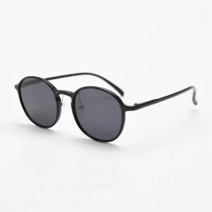 Lunettes de soleil à monture ronde, Design ultraléger classique, résistantes aux UV, Vintage, tendance, pour la conduite, le sport