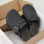 2025 hiver appartements Mules chaussures mode nouveaux pantoufles décontractées concepteur boucle Slingback sandales confortable doux marche Zapatillas Mujer