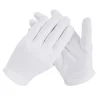 1 paire de gants en coton blanc, travail pour les mains sèches, film de manipulation, gants de spa, gants d'inspection cérémonie