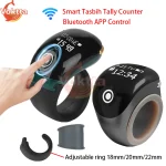 Compteur numérique intelligent Tasbih Tally Bluetooth APP moniteur de contrôle compteur de doigt électronique musulmans Tasbeeh Zikr anneau temps de prière