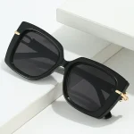 Mode femmes haut de gamme lunettes de soleil élégantes en plein air rue photographie lumière luxe lunettes de soleil rétro décontracté hommes lunettes de soleil