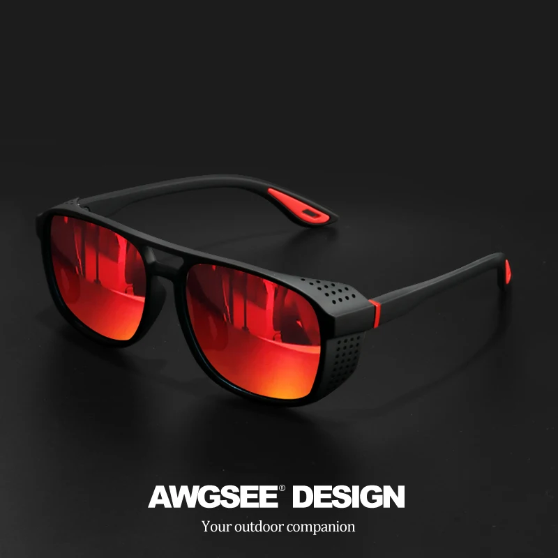 lunettes de soleil de sport professionnelles – polarisées coupe vent uv400 pour le cyclisme, la course à pied, les amateurs de plein air uv400