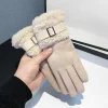 gants pour femmes en hiver avec isolation épaisse pour la chaleur. convient pour le cyclisme en plein air, le ski. gants pour écran tactile.