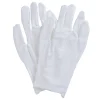 gants blancs en pur coton pour les devoirs, la papeterie, les avantages économiques, la protection du travail, la sueur, le grill