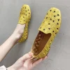 chaussures plates peu profondes pour femmes, mocassins à enfiler, confortables et respirantes