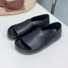 pantoufles plates d'été en daim pour femmes, chaussures décontractées à fond épais, sandales polyvalentes à bout ouvert, chaussures de plage pour vacances en plein air, mocassins paresseux