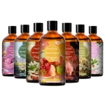 PHATOIL 1 pièces 100ml huile de parfum pour aromathérapie bricolage fabrication de bougies de parfum, fruits sucrés bonbons fruits carnaval amande vanille huile