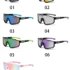 lunettes de cyclisme surdimensionnées pour hommes, vélo, coupe vent, revêtement coloré, lunettes de soleil pour sports de plein air, moto