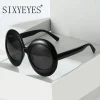 respzed lunettes de soleil ovales pour femmes et hommes, lunettes de soleil hip hop à grand cadre, lunettes de fête, lunettes de créateur de marque de luxe, 2024