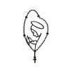 Autocollant adhésif chapelet Saint Mary Fatima pour voiture, 20cm x 9.5cm, accessoires extérieurs de motos, décoration