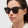 Lunettes de soleil carrées surdimensionnées chics, grande monture haut de gamme, Protection UV pour femmes, Design tendance et élégant pour l&rsquo;été