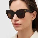 Lunettes de soleil carrées surdimensionnées chics, grande monture haut de gamme, Protection UV pour femmes, Design tendance et élégant pour l&rsquo;été