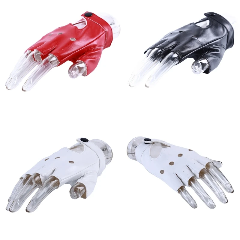 gants en cuir guantes mujer pour femmes filles rouge noir blanc gants coeur aimant pour les femmes