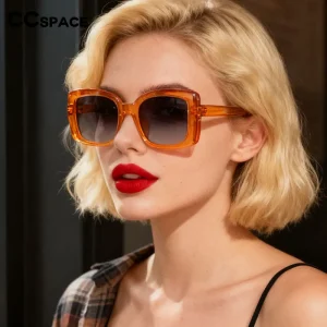 Petites lunettes de soleil carrées pour femmes et hommes, Design moderne rétro, monture couleur bonbon, nuances UV400, 53455
