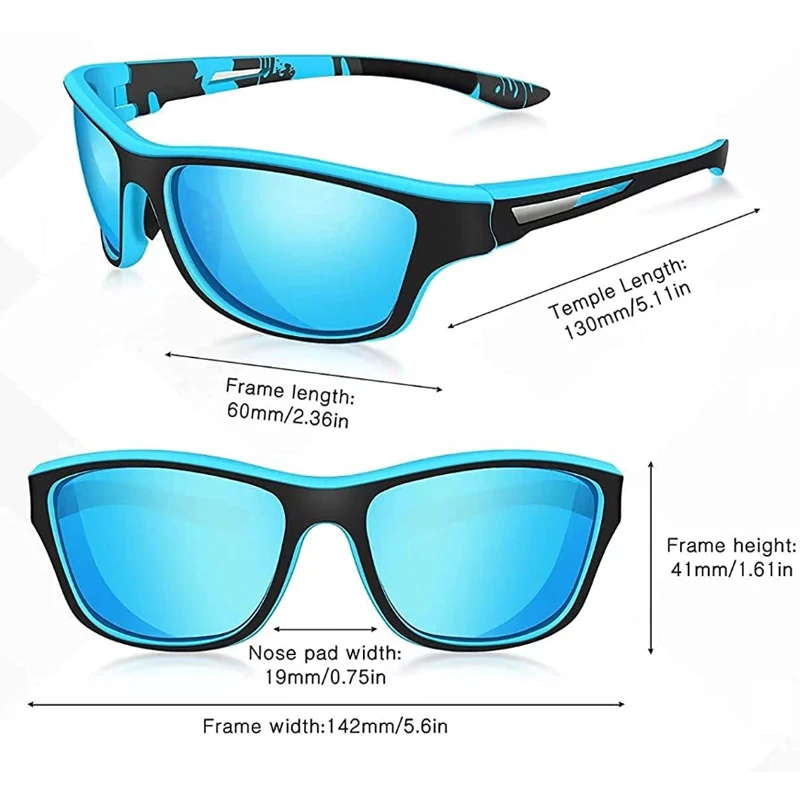 lunettes de soleil polarisées haute définition pour hommes et femmes, pour sport de plein air, pêche, protection uv400, pour la conduite, 2023