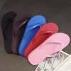 chaussures de plage simples et confortables pour femmes, pantoufles d'été solides, tongs antidérapantes, chaussures de maison décontractées pour femmes