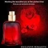 parfum rose de minuit pour femmes, spray corporel élégant et charmant, parfum floral rose rouge longue durée, phéromone, cadeau d'anniversaire pour rencontres, 50ml