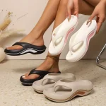 Tongs EVA élégantes pour femmes, confortables, douces, antidérapantes, Anti-odeur, à la mode, polyvalentes pour la plage, l&rsquo;été, vêtements décontractés, chaussures de plage