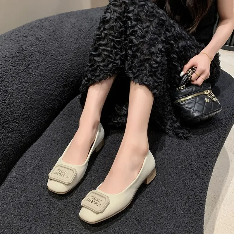 femme appartements talon bas élégant dernières chaussures décontractées pour les femmes 2025 tendance chaude offre à la mode chic point un sans lacet liquidation pas cher