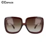 lunettes de soleil carrées surdimensionnées pour hommes et femmes, vintage, uv400, à la mode, 51084
