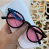 femmes lunettes de soleil mode grandes lunettes de soleil rondes pour femme surdimensionné nuances vintage gelée lunettes de soleil uv400 lunettes oculos de sol