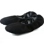 Pantoufles Ballet danse chaussures plates souples semelle souple toile Yoga chaussures plates pour enfants chaussures filles chaussures de danse filles chaussures de Ballet
