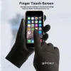 gants chauds d'hiver pour écran tactile, coupe vent, résistants au froid, pour cyclisme, course à pied, randonnée, ski, pour hommes et femmes