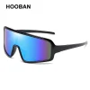 lunettes de soleil de sport rouges surdimensionnées pour hommes, classiques, noires, grandes, vintage, pour la conduite, la randonnée, unisexe, uv400