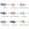 Lunettes de soleil coupe-vent colorées pour hommes et femmes, lunettes de sport rétro, lunettes UV400