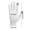 gants blancs en coton pour la conduite à écran tactile, le cyclisme, le vélo, la conduite sportive