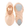 Simple professionnel Yoga danse latine chaussures plates souples formation enfants toile filles chaussures chaussures de danse chaussures plates filles chaussures de Ballet