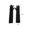gants de conduite longs et élégants pour femmes, blanc, noir, crème solaire, sexy, anti uv, élasticité, dentelle, maille, chauffe bras, été