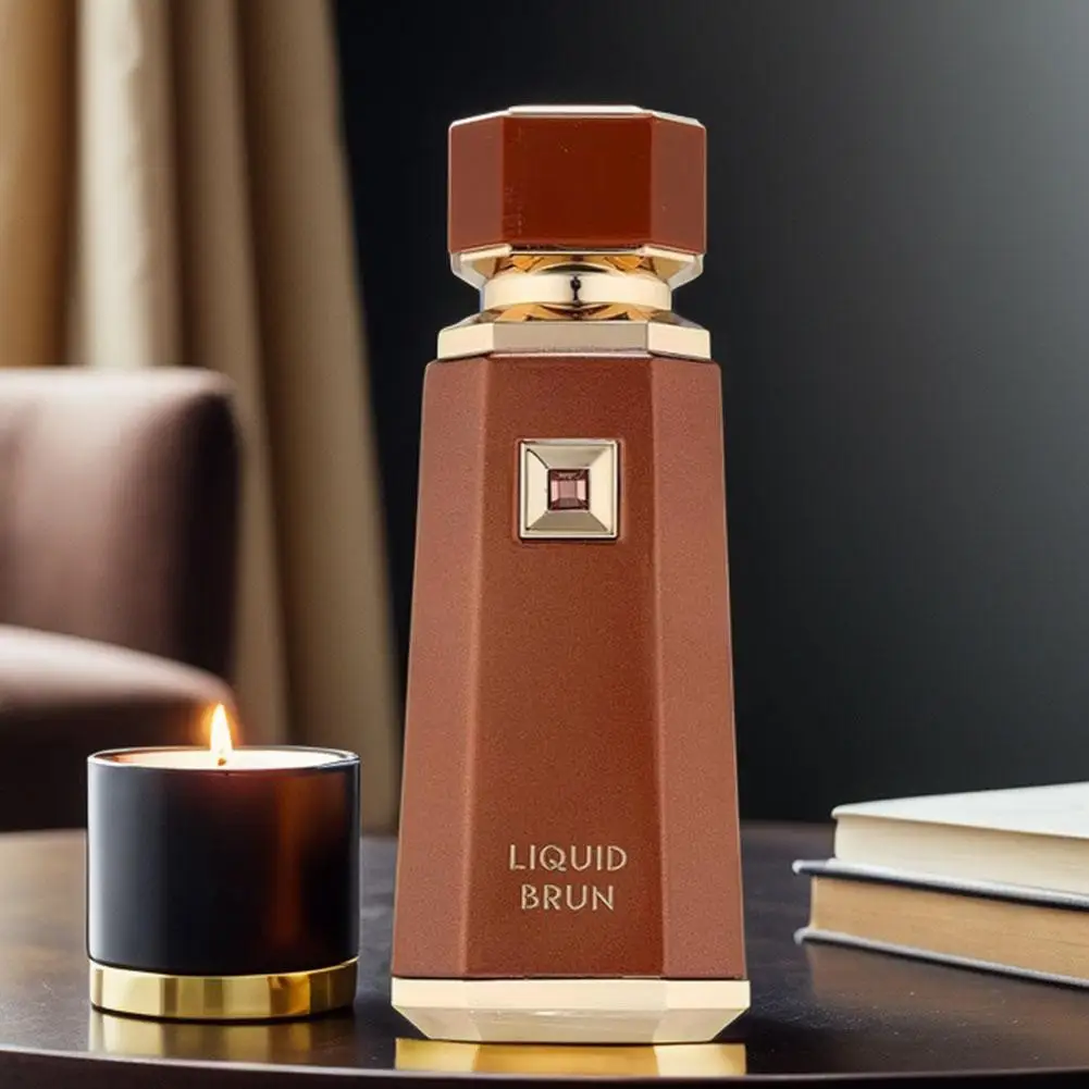 parfum riche 100ml, gemme garnie d'or, accentuée, opulente, woody, intense, longue durée, luxe, unisexe, parfum français et arabe