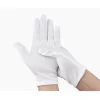 5 paires de gants en coton blanc doigt complet hommes femmes serveurs/pilotes/bijoux/travailleurs mitaines gants d'absorption de la sueur gants de protection des mains