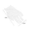 12 paires/pack gant de ménage blanc coton maison gants anti poussière serveurs/conducteurs/bijoux/travailleurs gants gants d'absorption de la sueur