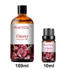 phatoil 10 ml/100 ml huile parfumée pour parfum de bricolage, humidificateur, diffuseur, huiles aromatiques fraise cerise citron mangue pastèque goyave