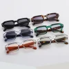 nouvelle mode petites lunettes de soleil carrées pour femmes hommes design moderne rétro double couleur cadre lunettes de soleil nuances uv400 lunettes