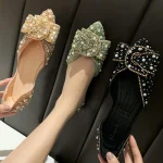 Mocassins à talons bas à lacets rétro pour femmes, chaussures à essence Mary, baskets à la mode papillon, design de marque, grande taille, automne