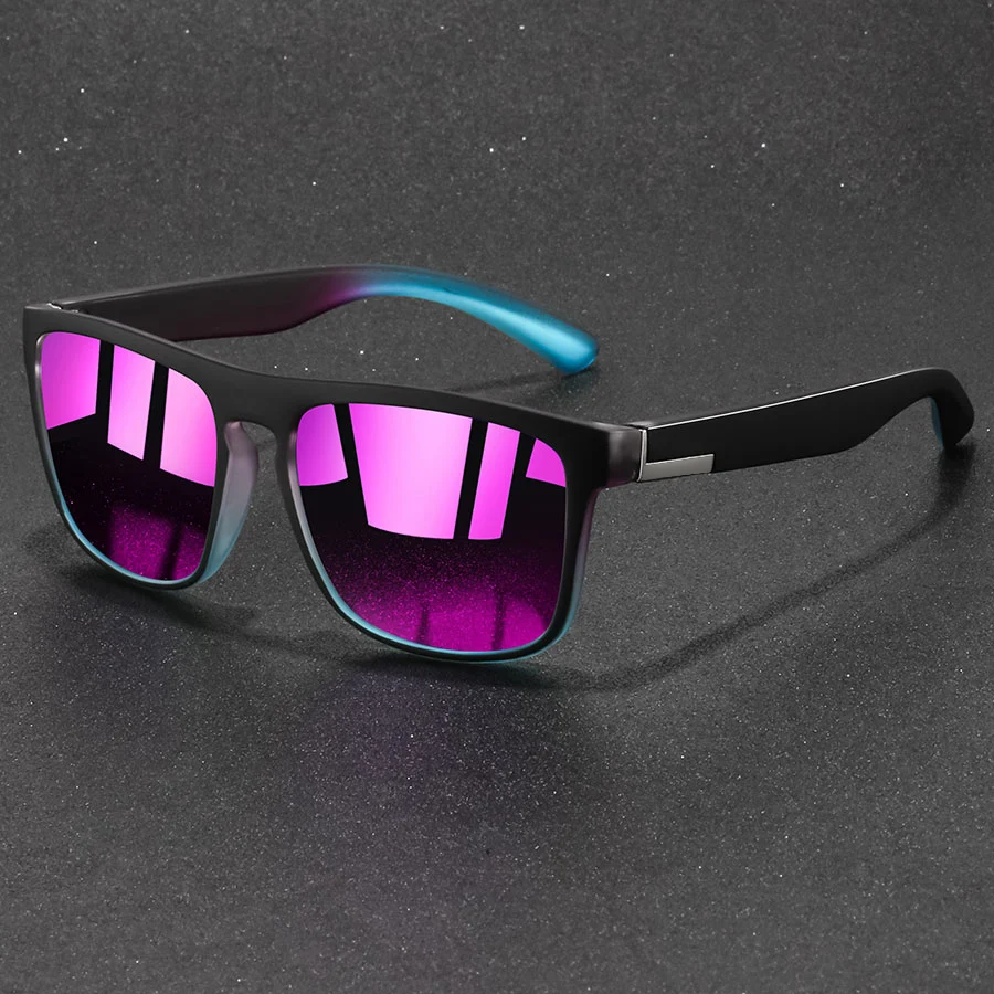 Mode Vintage carré lunettes de soleil hommes femmes pêche conduite homme marque de luxe concepteur lunettes de soleil rétro lunettes UV400